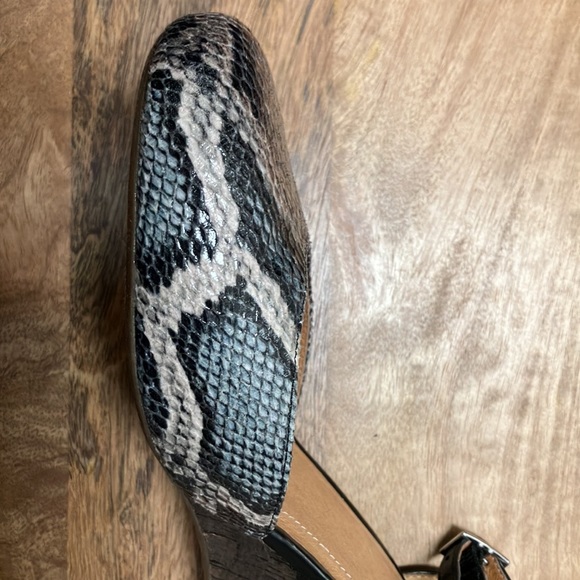 Clark’s Artisan Snakeskin Animal Print Wedges - Picture 2 of 16